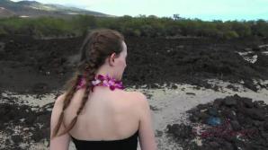 Danni makes it to Hawaii, and the nude beach.